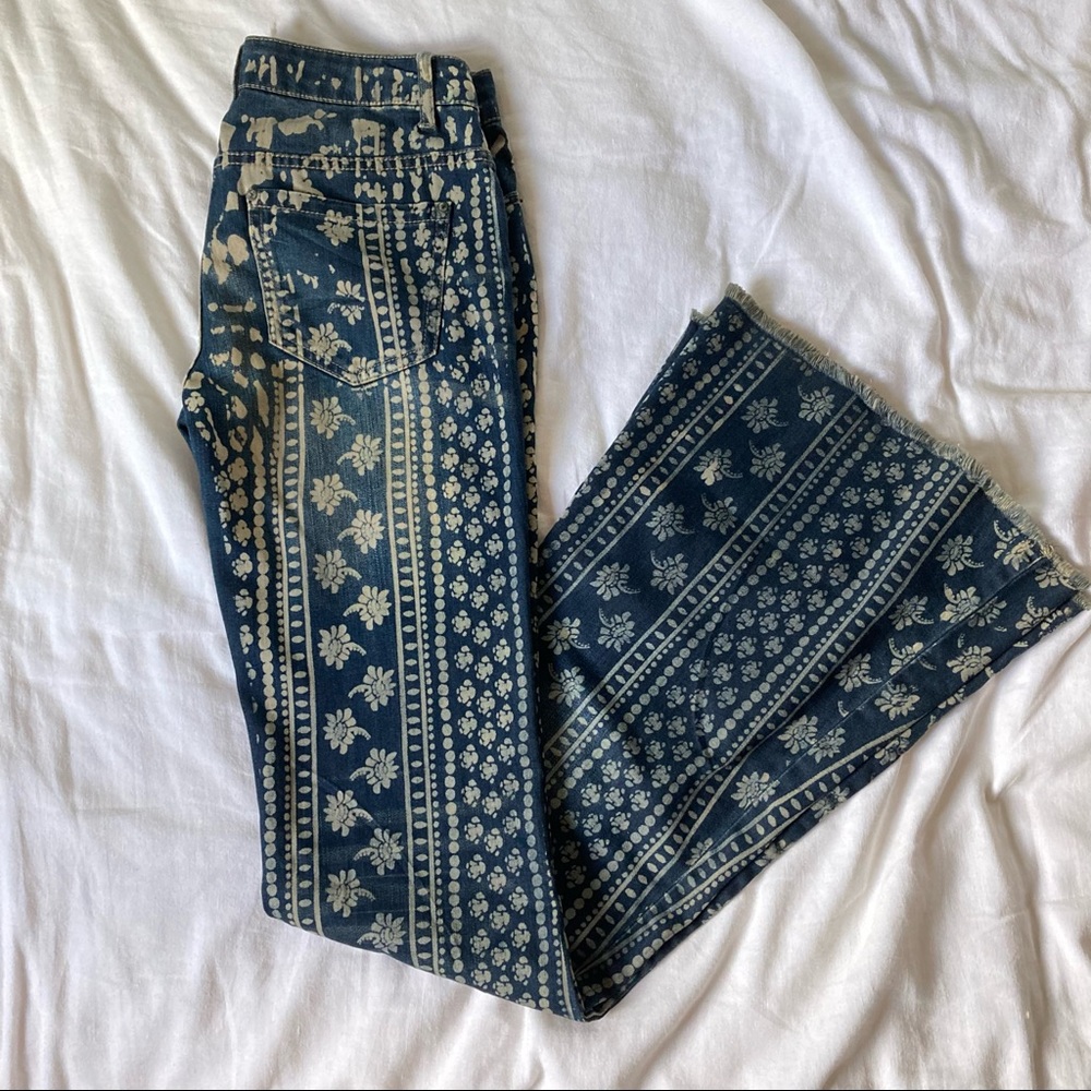 Free People Flare detailed Jeans